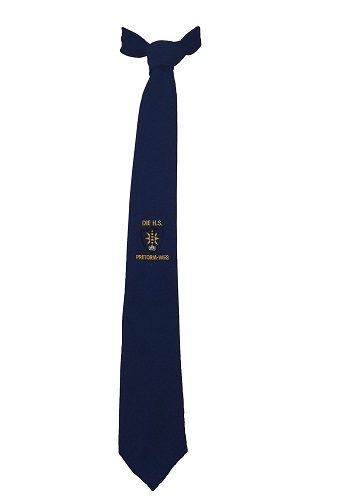 Pretoria west matric tie with emblem