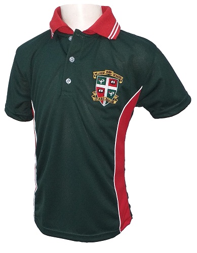 hillview short sleeve golf T-shirt with emblem