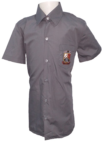 HTS tuine boys short sleeve shirt with emblem