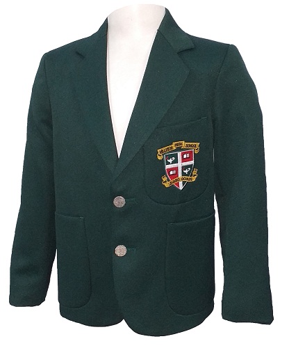 hillview blazer with badge