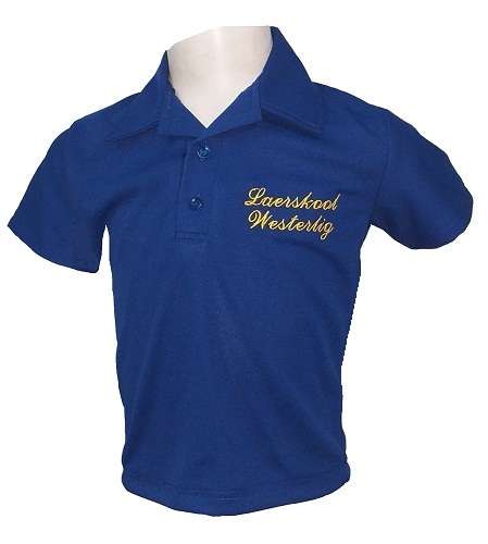 westerlig grade 1-6 (blue) golf shirt with emblem 10464B