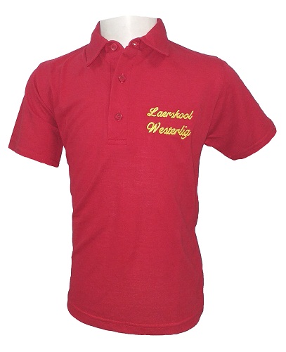 westerlig grade 7 (red) golf shirt with emblem 10464R