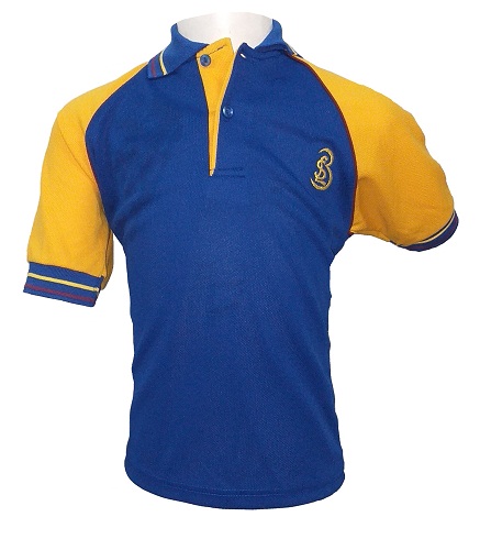 Simon Bekker golf t-shirt with emblem 10474