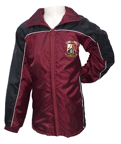 HTS tuine padded tracksuit jacket with emblem 10518