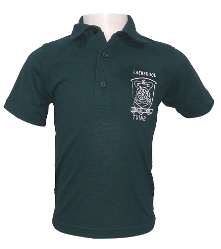 tuine laer short sleeve golfer with emblem 10563