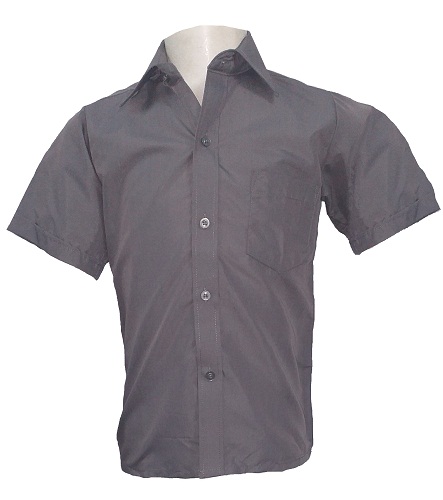 Grey boys short sleeve shirt 10661