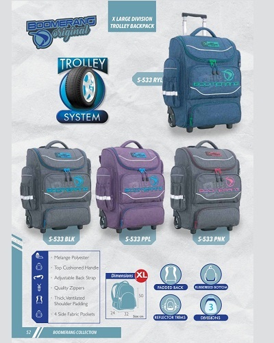 boomerang trolley back pack S533